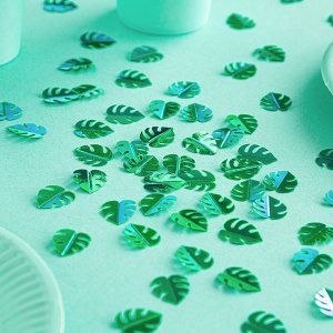 Konfetti - Blader - Grnne - 15g