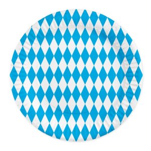 Papptallerkener - Oktoberfest - 23 cm - 8-pakning Papptallerkener - Oktoberfest - 23 cm - 8-pakning