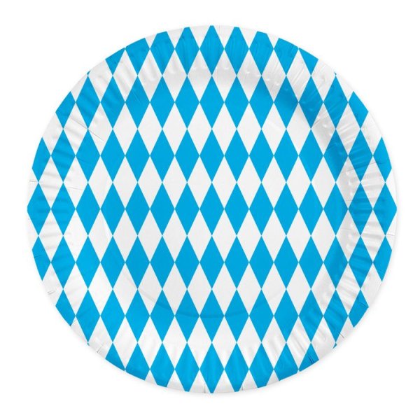 Papptallerkener - Oktoberfest - 23 cm - 8-pakning