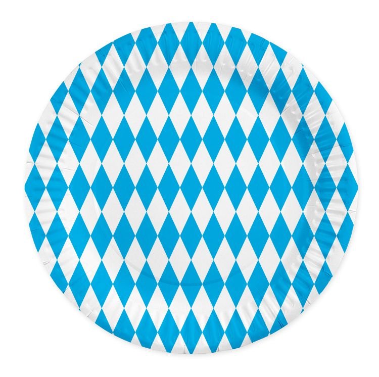 Papptallerkener – Oktoberfest – 23 cm – 8-pakning – Papirtallerkener, Borddekking