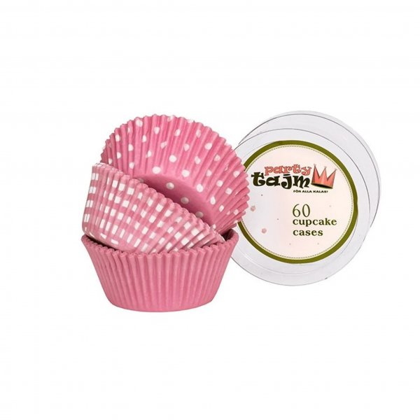 Muffinsformer - Babyrosa, 3 varianter - 60-pakning