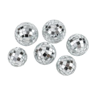 Discokuler - Sølv - 6-pakning Discokuler - Sølv - 6-pakning