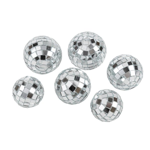 Discokuler - Sølv - 6-pakning Discokuler - Sølv - 6-pakning