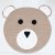Playmat - Teddybear - Beige