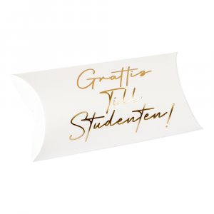 Gaveeske - Gratulerer til uteksaminerte - Hvit