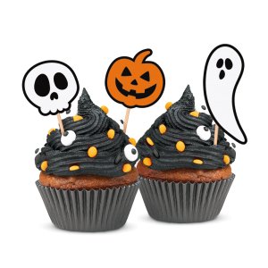 Kakepinner - Boo - Halloween - 12-pakning