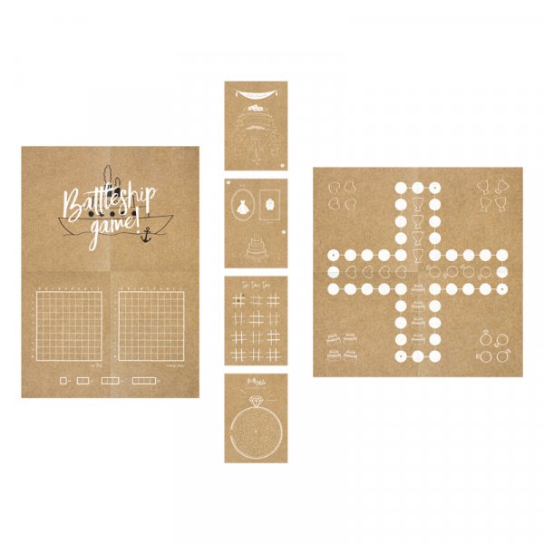 Barnebordsett - Spill og håndverk Barnebordsett - Spill og håndverk