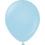Ballonger ensfargede - Premium 30 cm - Makronblå - 25-pakning