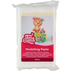 Modelleringspasta Sukkerpasta - Hvit - Funcakes - 250 g