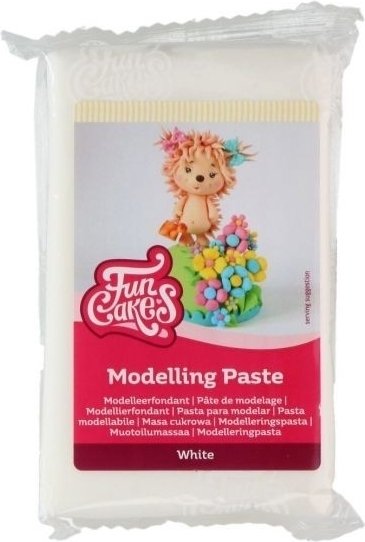 Modelleringspasta Sukkerpasta - Hvit - Funcakes - 250 g Modelleringspasta Sukkerpasta - Hvit - Funcakes - 250 g