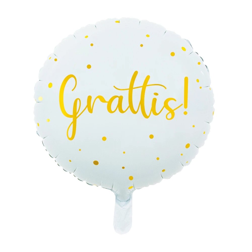 Folieballong – Gratulerer – Festballonger