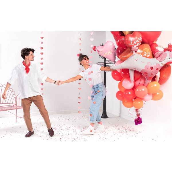 Konfetti - Hjerter - Lys rosa - 15 g