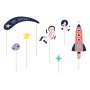Cake toppers - Space Party