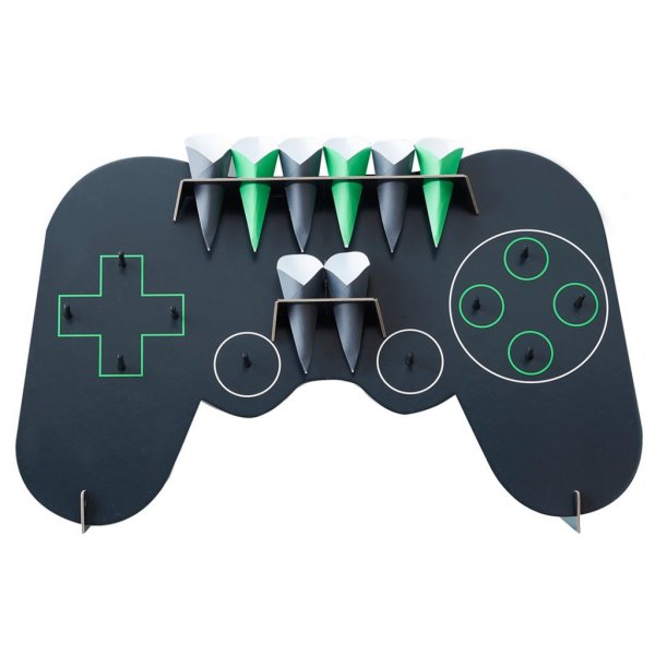 Donutvegg - Spillet er i gang Donutvegg - Spillet er i gang