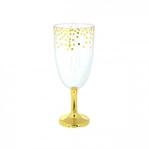 Stort glass - 31 cm - Polkadot Gull Stort glass - 31 cm - Polkadot Gull