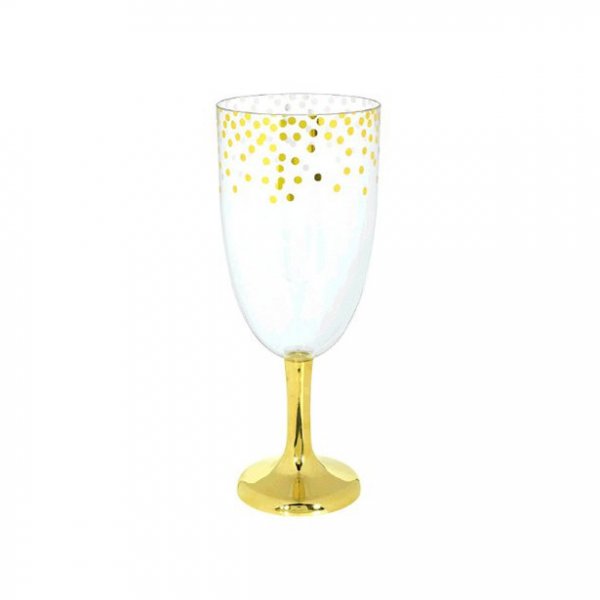 Stort glass - 31 cm - Polkadot Gull Stort glass - 31 cm - Polkadot Gull