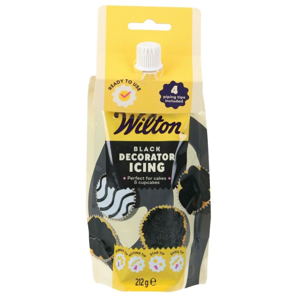 Wilton-glasur - Svart - 212 g Wilton-glasur - Svart - 212 g