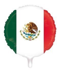 Folieballong – Mexico – 45 cm – Rund, Folieballonger, Ballonger