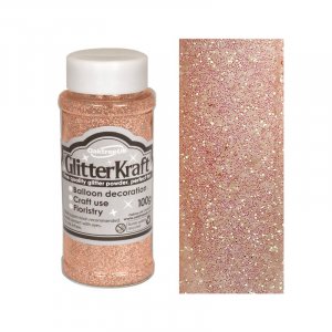 Ballongglitter - Roségull Ballongglitter - Roségull