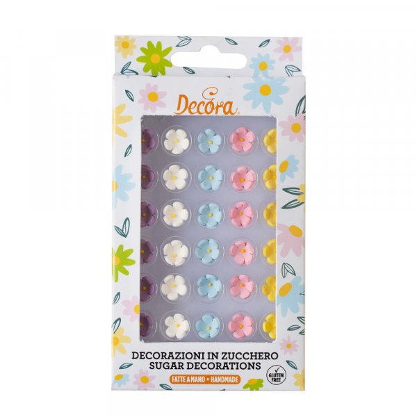 Sukkerblomster - Bladfarger - 1 cm - 30 stk