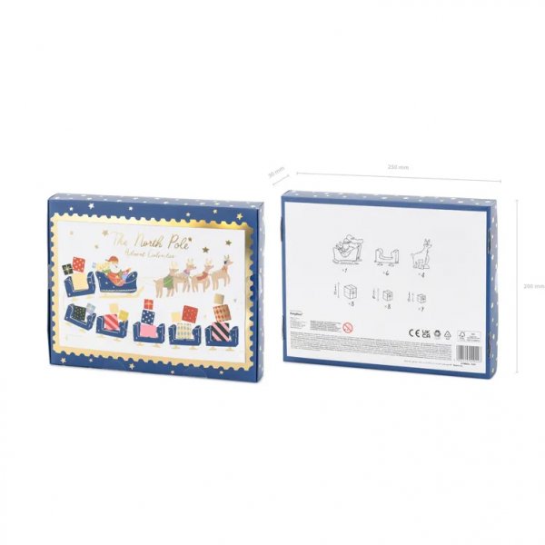 Adventskalender - Julenissens slede Adventskalender - Julenissens slede