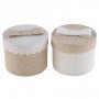Runde esker - 4-pakning - Beige Runde esker - 4-pakning - Beige
