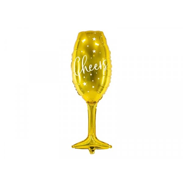 Folieballong - Champagneglass Folieballong - Champagneglass