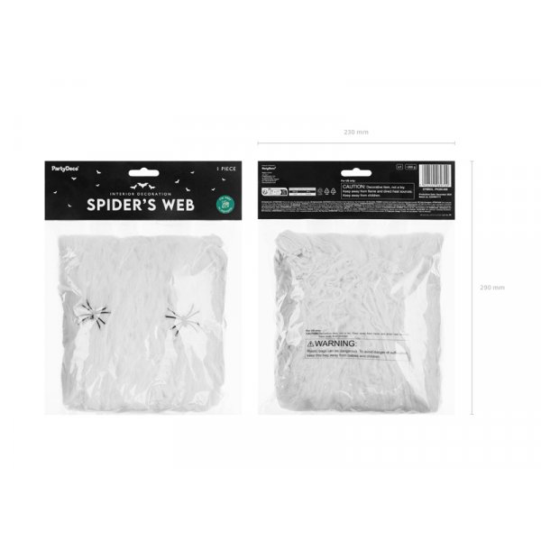 Spindelvev Halloween - Hvit - 200g