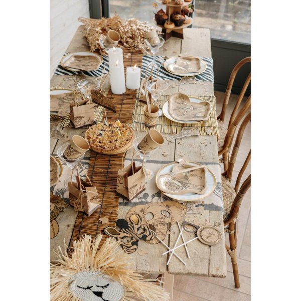 Stoffl�per - Sebra - 28 cm x 3 m