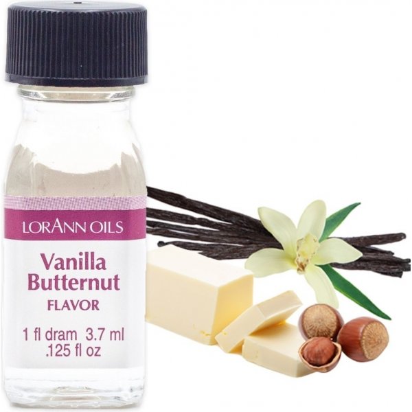 Smak - LorAnn Super Strength Smak - Vanilje Butternut - 3,7 ml Smak - LorAnn Super Strength Smak - Vanilje Butternut - 3,7 ml
