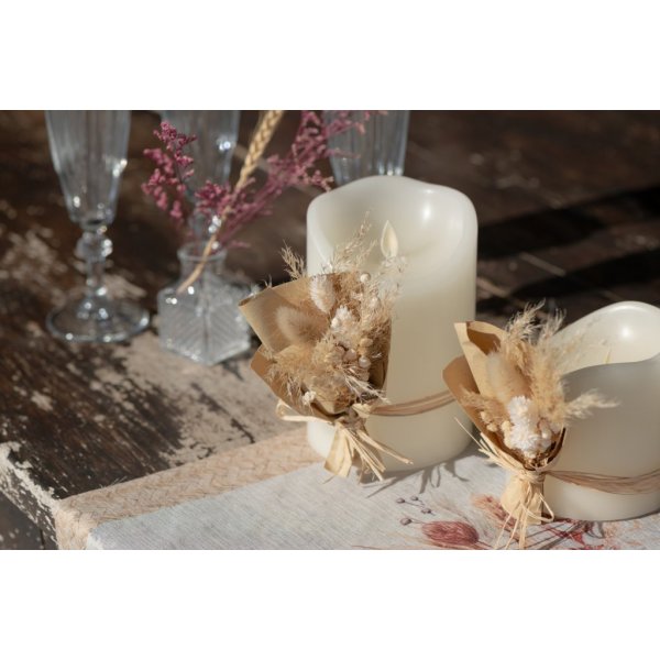 Liten blomsterbukett - 12 cm - Boho Romance