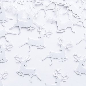 Konfetti - Rudolf - Hvit Konfetti - Rudolf - Hvit