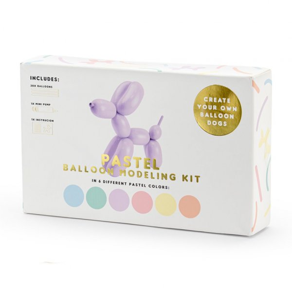 Figurballonger - Assorterte farger - 30-pakning