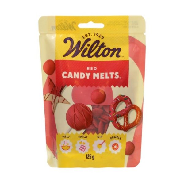 Røde sukkertøysmelter - 125 g - Wilton Røde sukkertøysmelter - 125 g - Wilton