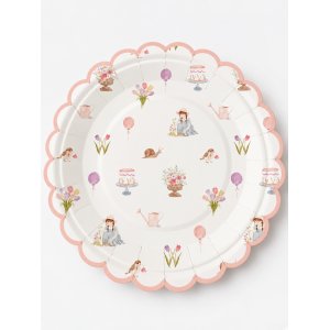 Papptallerkener - Hagefest - Lavendelblå - 17 cm - 8-pakning Papptallerkener - Hagefest - Lavendelblå - 17 cm - 8-pakning