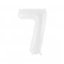 Tallballonger hvite, 86 cm - 1 stk Tallballonger hvite, 86 cm - 1 stk
