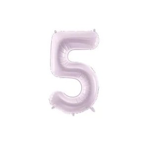 Tallballonger - Lilla Pastell - 72 cm - 5 Tallballonger - Lilla Pastell - 72 cm - 5