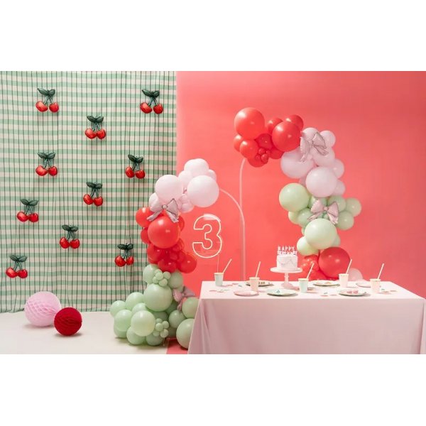 Folieballong - Rosetter - Lys rosa - 25 cm - 5-pakning Folieballong - Rosetter - Lys rosa - 25 cm - 5-pakning