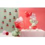 Folieballong - Rosetter - Lys rosa - 25 cm - 5-pakning Folieballong - Rosetter - Lys rosa - 25 cm - 5-pakning
