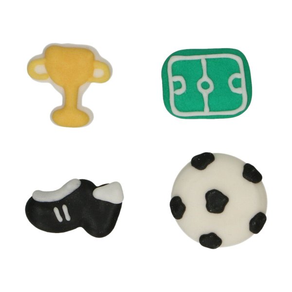 Sukkerpynt - Fotball - FunCakes - 8 stk Sukkerpynt - Fotball - FunCakes - 8 stk
