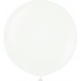 Ballonger ensfargede - Premium 60 cm - Hvite - 2-pakning