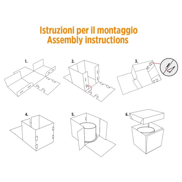 Kakeboks - Ekstra høy 30 cm - 30,5 x 30,5 x 30 cm Kakeboks - Ekstra høy 30 cm - 30,5 x 30,5 x 30 cm
