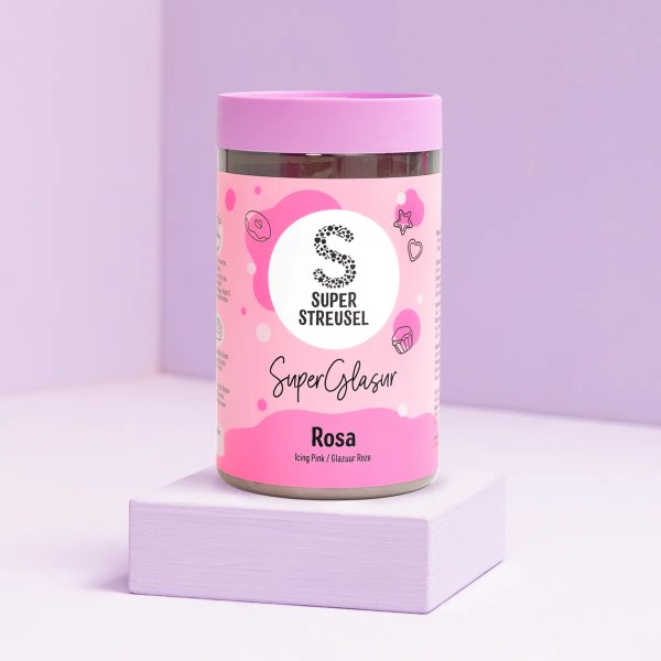 SuperGlasyr - Superstreusel - Rosa - 100 g