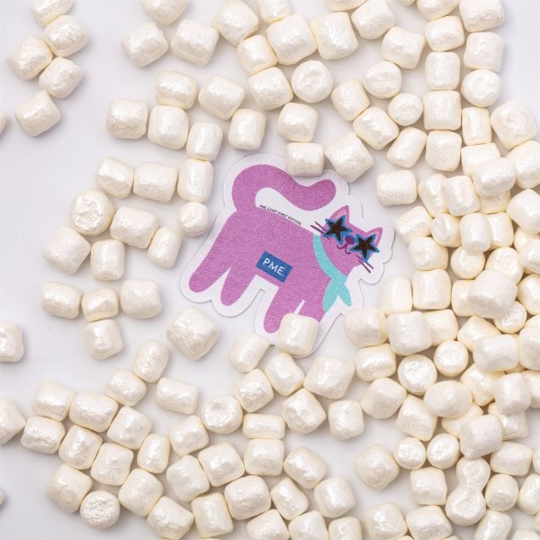 Sprø marshmallows - Hvit - PME - 87 g Sprø marshmallows - Hvit - PME - 87 g