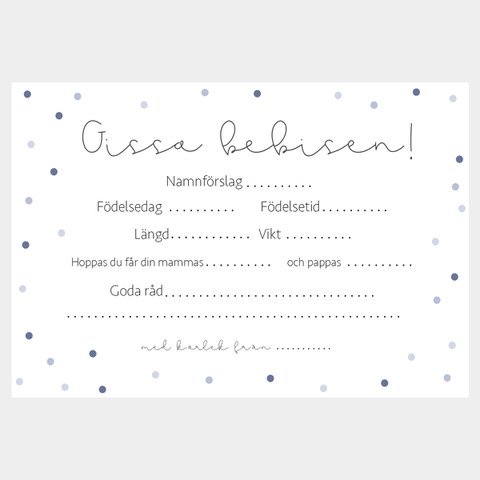 Gjett babyen - 8-pakning - Bl