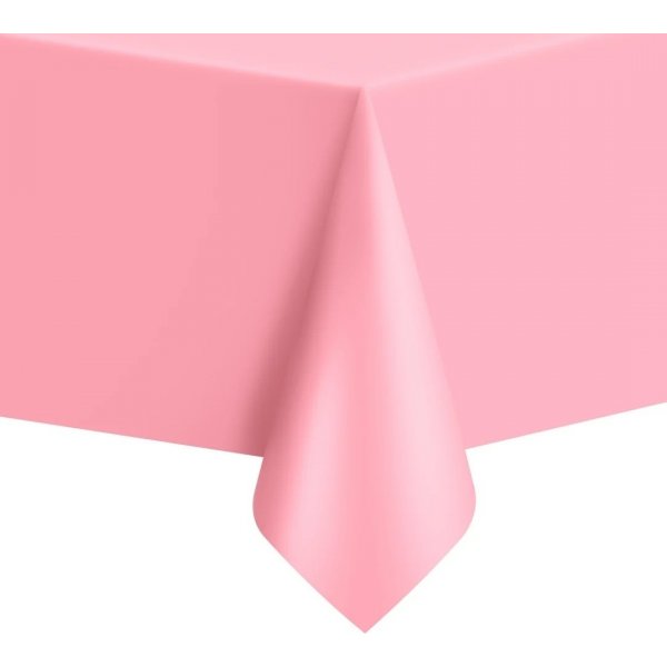 Duk - Plast - Lys rosa - ca. 1,4 x 2,7 m Duk - Plast - Lys rosa - ca. 1,4 x 2,7 m
