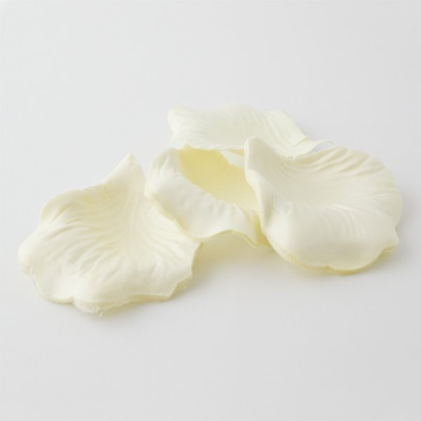 Roseblader - Elfenben - 100 stk Roseblader - Elfenben - 100 stk