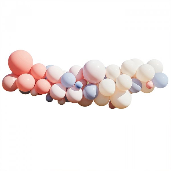 Ballongbue - Blush, nude og lysebl�