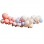 Ballongbue - Blush, nude og lysebl�
