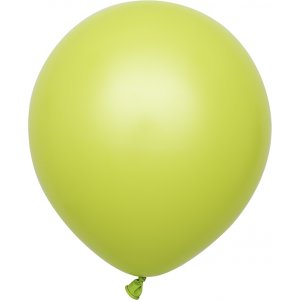 Ballonger ensfarget - Premium 30 cm - Limegrnn